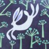 Blank greetings card, Cow Parsley Hare - Image 6