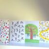 Blank greetings card, Dancing Stripy People - Image 4