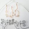 Cats with Mice Wire Wall Hanging - Image 4