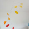 Warm Red Orange Yellow Kinetic Mobile