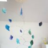 Blue and Green Kinetic Fan Mobile - Image 5