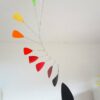 Red, Orange and Yellow Hanging Triangle Mobiles