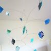 Blue and Green Kinetic Fan Mobile - Image 8