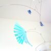 Blue and Green Kinetic Fan Mobile