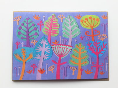 Blank greetings card, Autumn Woods