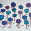Blue Flowers, A4 giclee print of original artwork - Image 6