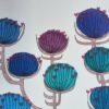 Blue Flowers, A4 giclee print of original artwork - Image 5