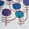 Blue Flowers, A4 giclee print of original artwork - Image 3