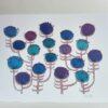 Blue Flowers, A4 giclee print of original artwork